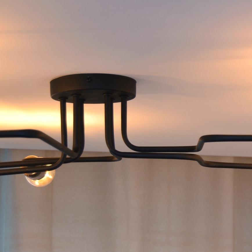 LED Bevestigde Hanglamp TUBE 6xE27/15W/230V
