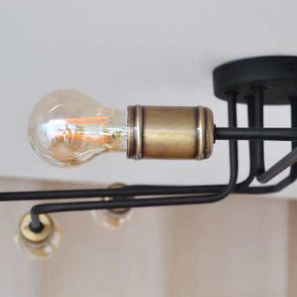 LED Bevestigde Hanglamp TUBE 6xE27/15W/230V