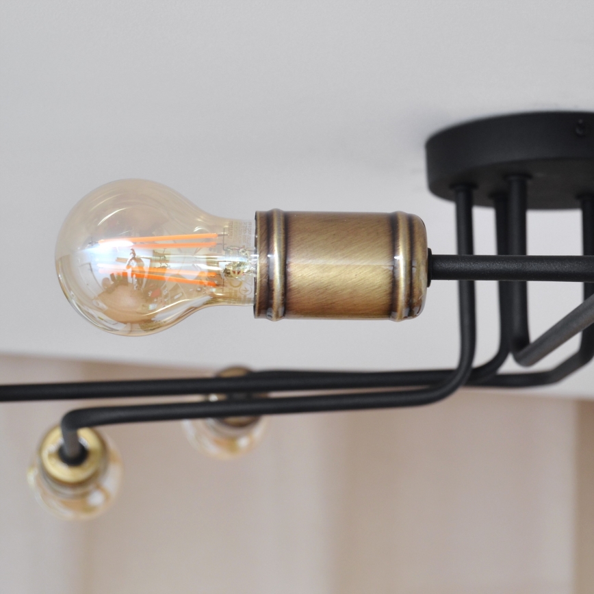 LED Bevestigde Hanglamp TUBE 6xE27/15W/230V