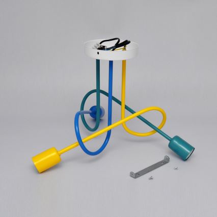 LED Bevestigde hanglamp voor kinderen OXFORD 3xE27/15W/230V