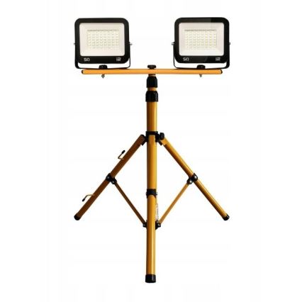 LED Bouwlamp met een standaard NOCTIS 2xLED/50W/230V 4000K IP65