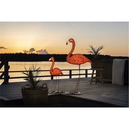 LED Buiten decoratie FLAMINGO 96xLED/230V/24V IP44
