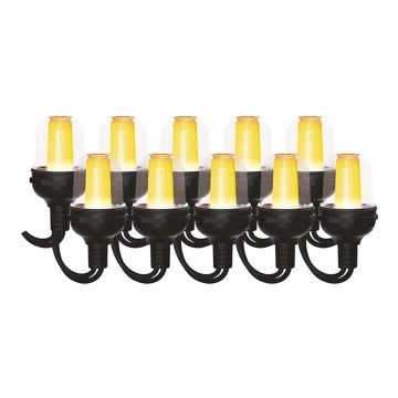 LED buiten decoratieve lichtslinger 100xLED/9,5m IP44