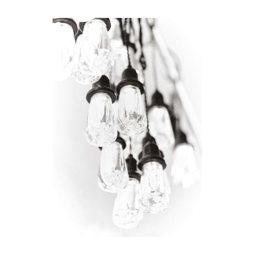 LED buiten decoratieve lichtsnoer 16xLED 8,6m IP44 koud wit