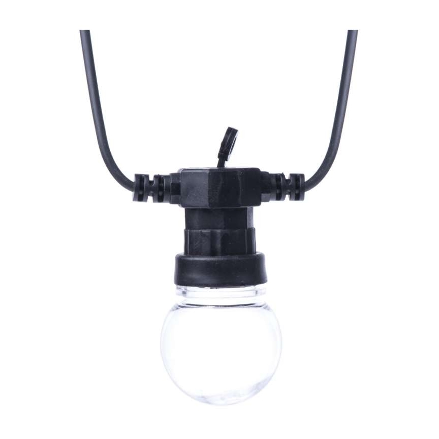 LED buiten decoratieve lichtsnoer 50xLED/10m IP44 transparant