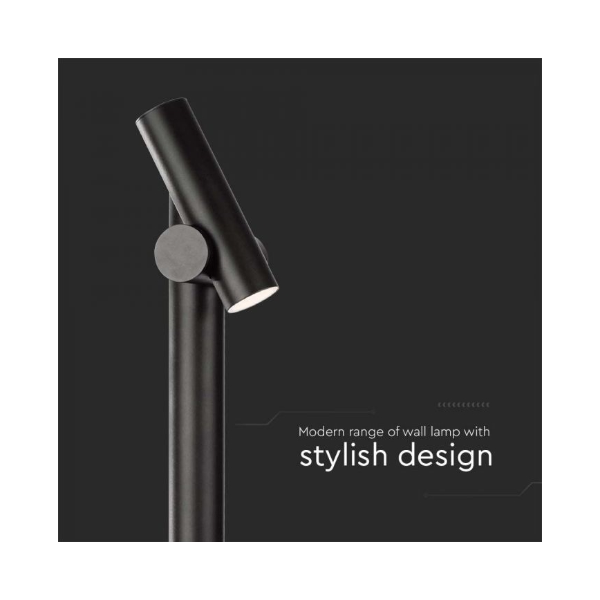 LED Buiten flexible lamp LED/4W/230V 3000K IP44 100 cm zwart