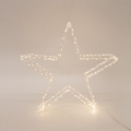 LED buiten kerstdecoratie 140xLED/2,1W/230V IP44 warm wit ster 60 cm