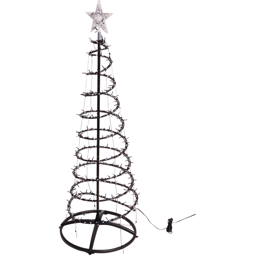 LED buiten kerstdecoratie 524xLED/230V 15 functies 150 cm IP44 warm wit kerstboompje