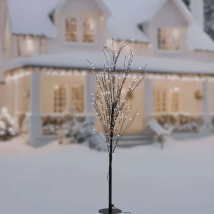 LED buiten kerstdecoratie 600xLED/3,8W/230V 120 cm warm wit IP44