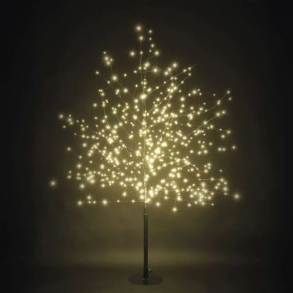 LED buiten kerstdecoratie 600xLED/3,8W/230V 120 cm warm wit IP44
