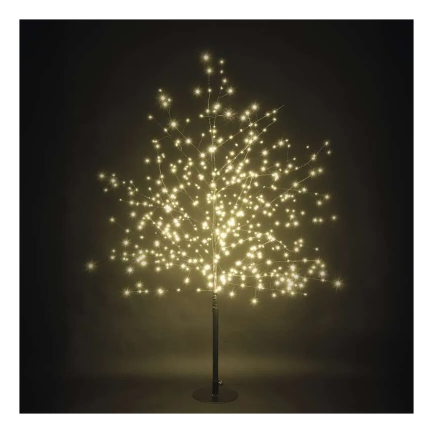 LED buiten kerstdecoratie 600xLED/3,8W/230V 120 cm warm wit IP44
