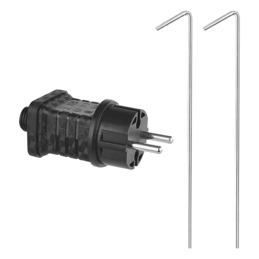 LED buiten kerstdecoratie 600xLED/3,8W/230V 120 cm warm wit IP44