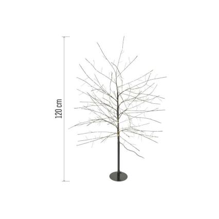 LED buiten kerstdecoratie 600xLED/3,8W/230V 120 cm warm wit IP44