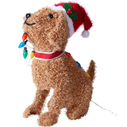 LED buiten kerstdecoratie 70xLED/230V 55 cm IP44 hond