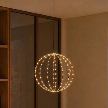 LED buiten kerstdecoratie LED/2,1W/230V Ø 40 cm IP44 warm wit