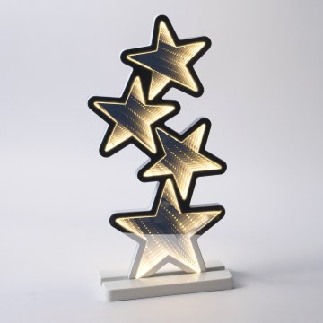 LED buiten kerstdecoratie LED/3,6W/230V IP44 warm wit sterren