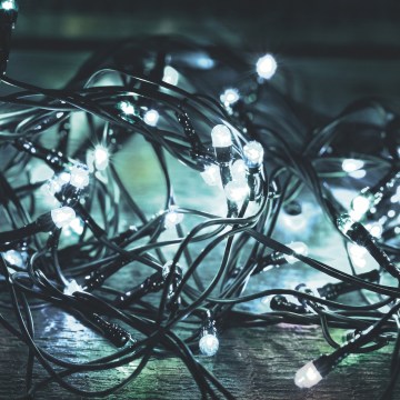 LED Buiten kerstlichtsnoer 1000xLED/230V 8 functies 75 m IP44 koud wit