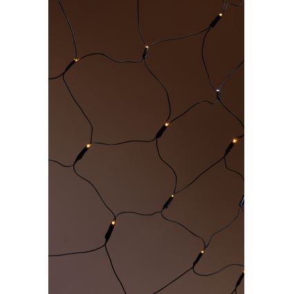 LED buiten kerstnet NET 240xLED/7,2W/230V 1,5x2 m IP44 warm wit