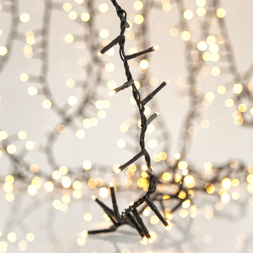 LED buiten kerstsnoer SNAKE 800xLED/12W/230V 19,1 m IP44 warm wit