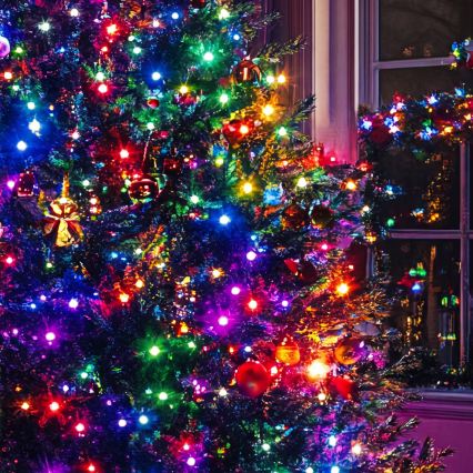 LED buiten kerstverlichting 1000xLED/230V 8+4 functies 75 m IP44 multicolor