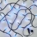 LED buiten kerstverlichting 100xLED/10m IP44 blauw
