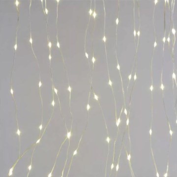 LED buiten kerstverlichting 300xLED/8 functies 5,9 m IP44 warm wit