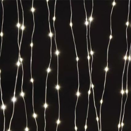 LED buiten kerstverlichting 300xLED/8 functies 5,9 m IP44 warm wit