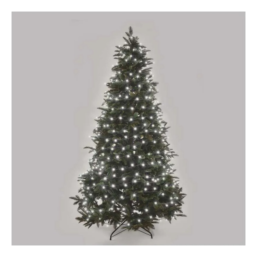 LED buiten kerstverlichting 480xLED/8 functies 53m koud-wit IP44