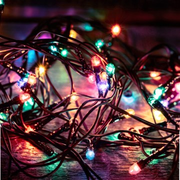 LED buiten kerstverlichting 500xLED/230V 8 functies 53 m IP44 multicolor