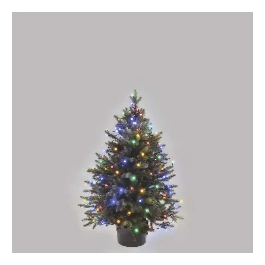 LED buiten kerstverlichting 80xLED/8 functies 13m multikleurig IP44