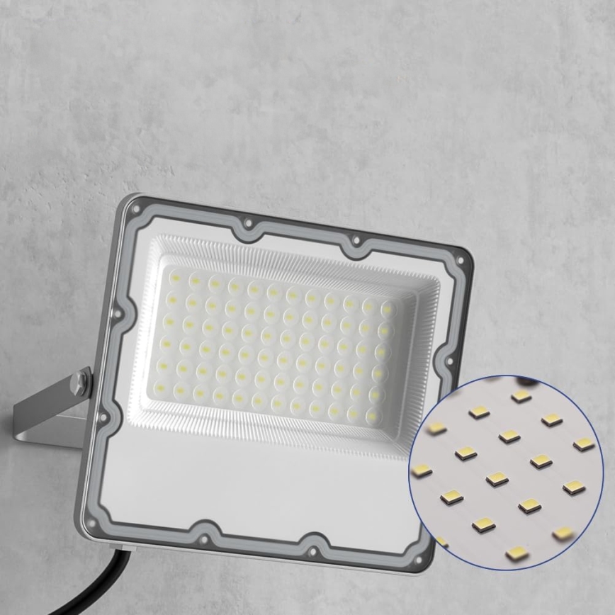 LED buiten schijnwerper LED/50W/230V 4500K IP65 grijs