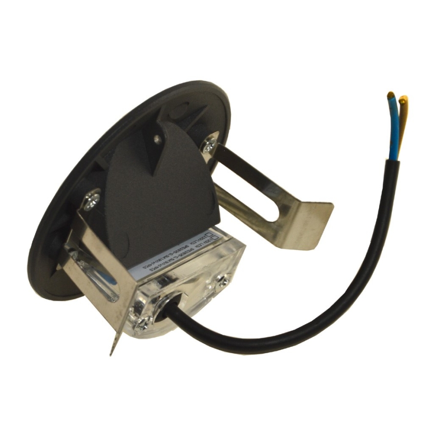 LED Buiten traparmatuur UGRA LED/2W/230V 4000K IP54 antraciet
