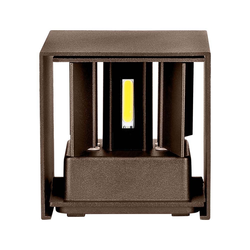 LED Buiten wandlamp LED/11W/230V 3000K IP65 bruin