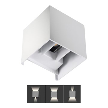 LED Buiten wandlamp REKA LED/7W/230V IP54 wit
