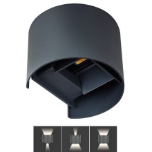 LED Buiten wandlamp REKA LED/7W/230V IP54 zwart