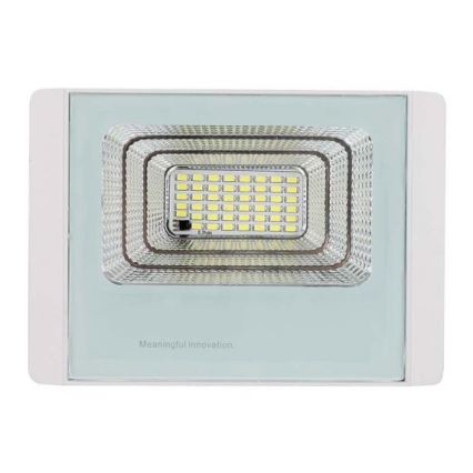 LED Buiten zonne-reflector LED/12W/3,2V IP65 4000K 5000 mAh + afstandsbediening