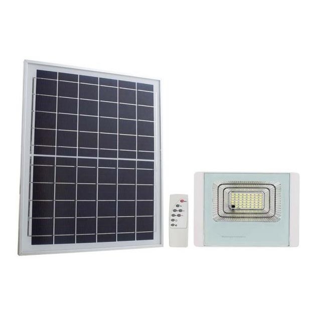 LED Buiten zonne-reflector LED/12W/3,2V IP65 6400K 20000 mAh + afstandsbediening