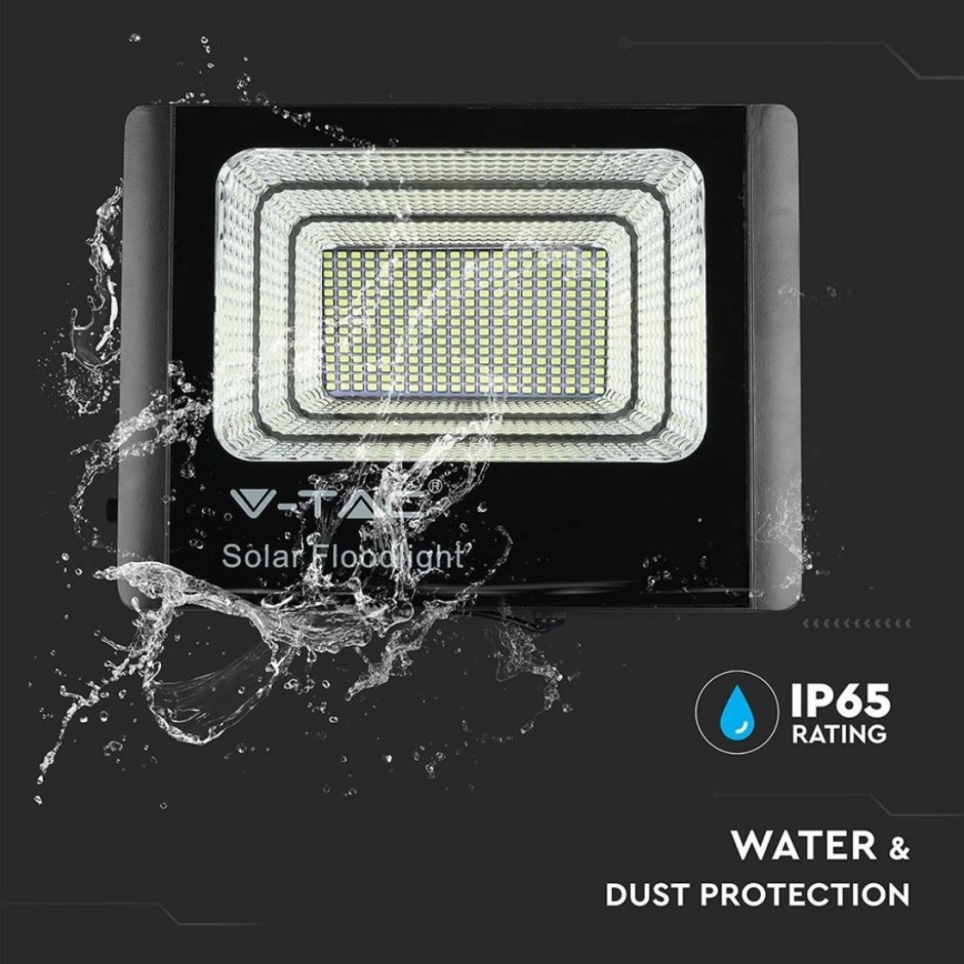 LED Buiten zonne-reflector LED/40W/10V IP65 6000K 20000 mAh + afstandsbediening