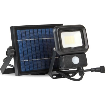 LED Buiten zonne-reflector met sensor LED/10W/3,7V 6500K IP65 2200 mAh