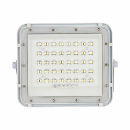 LED Buiten dimbaar zonne- Schijnwerper LED/10W/3,2V IP65 4000K wit + afstandsbediening