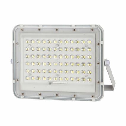 LED Buiten dimbaar zonne- Schijnwerper LED/15W/3,2V IP65 4000K wit + afstandsbediening