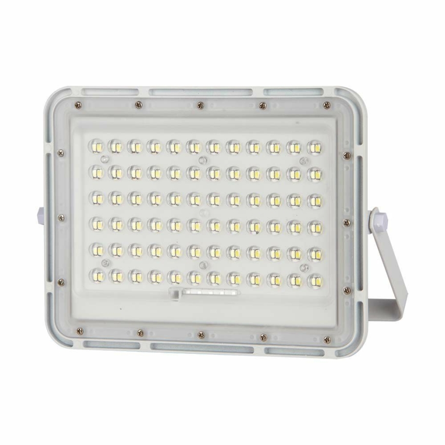 LED Buiten dimbaar zonne- Schijnwerper LED/15W/3,2V IP65 4000K wit + afstandsbediening