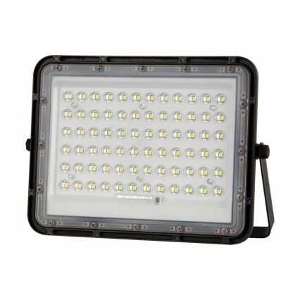 LED Buiten dimbaar zonne- Schijnwerper LED/15W/3,2V IP65 4000K zwart + afstandsbediening