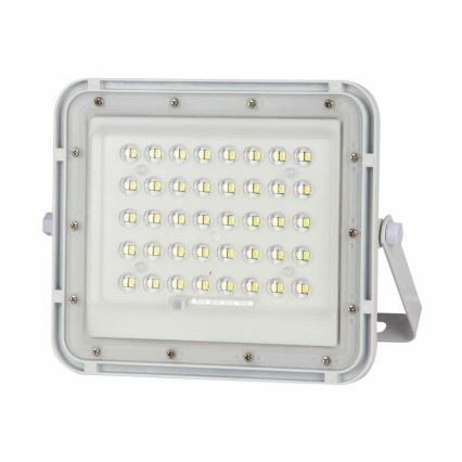 LED Buiten dimbaar zonne- Schijnwerper LED/6W/3,2V IP65 4000K wit + afstandsbediening