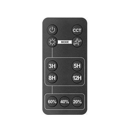 LED Buiten zonne- Schijnwerper met sensor LED/30W/6,4V IP65 3000/4000K + afstandsbediening