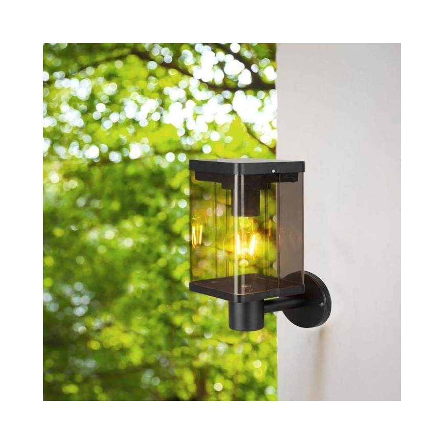 LED Buiten zonne- wandlamp met sensor LED/2,5W/3,7V 3000K IP54