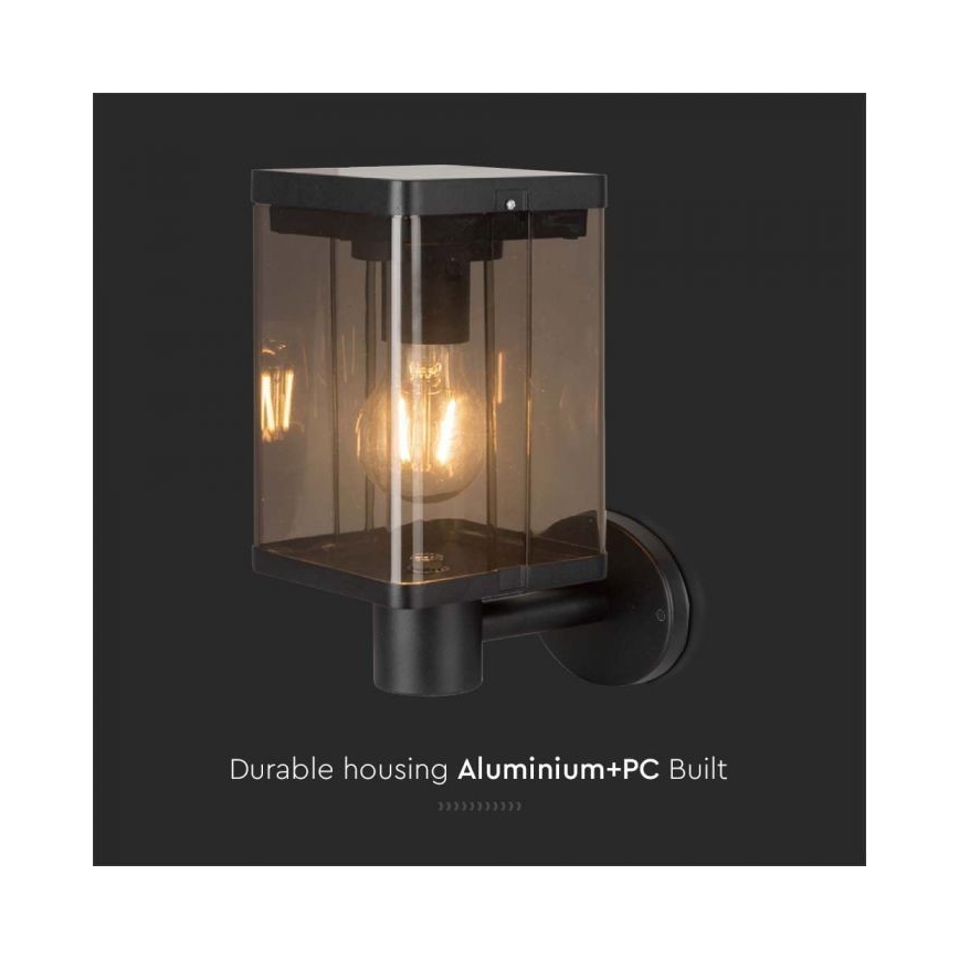 LED Buiten zonne- wandlamp met sensor LED/2,5W/3,7V 3000K IP54