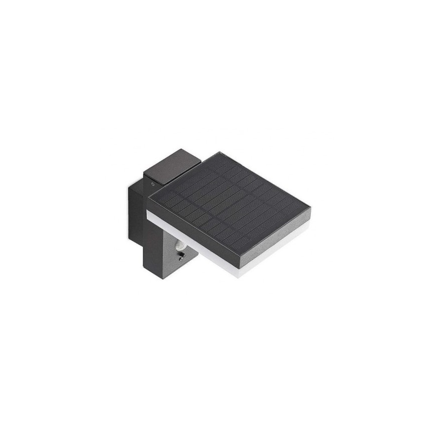 LED Buiten zonne- wandlamp met sensor LED/5,5W/3,7V 3000K IP54