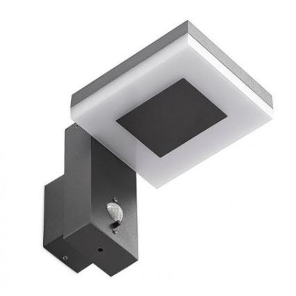 LED Buiten zonne- wandlamp met sensor LED/5,5W/3,7V 3000K IP54