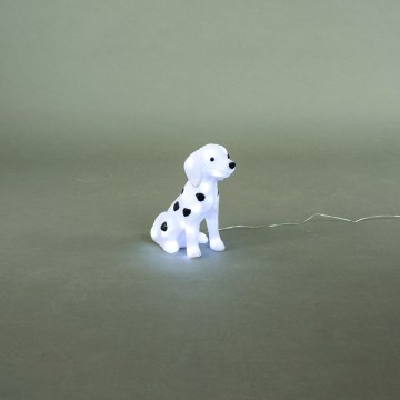 LED buitendecoratie 30xLED/3,6W/230V IP44 koudwit, dalmatiërmotief